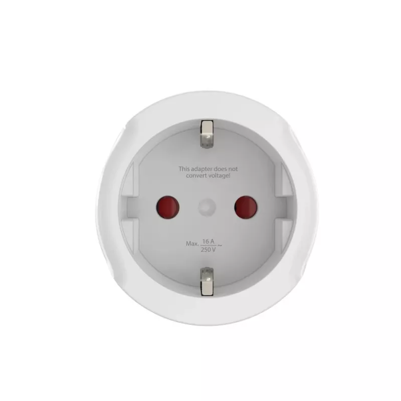 Adaptador de ficha de rede Hama 00223484 tipo J tipo C (ficha europeia) branco