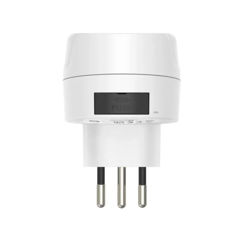 Adaptador de ficha de rede Hama 00223484 tipo J tipo C (ficha europeia) branco