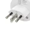 Adaptador de ficha de rede Hama 00223484 tipo J tipo C (ficha europeia) branco