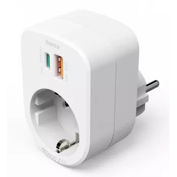 Extensão elétrica Hama 00223343 1 saída AC interior branco