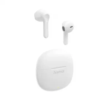 Headset Hama Action One True Wireless Stereo (TWS) intra-auriculares chamadas/música Bluetooth branco