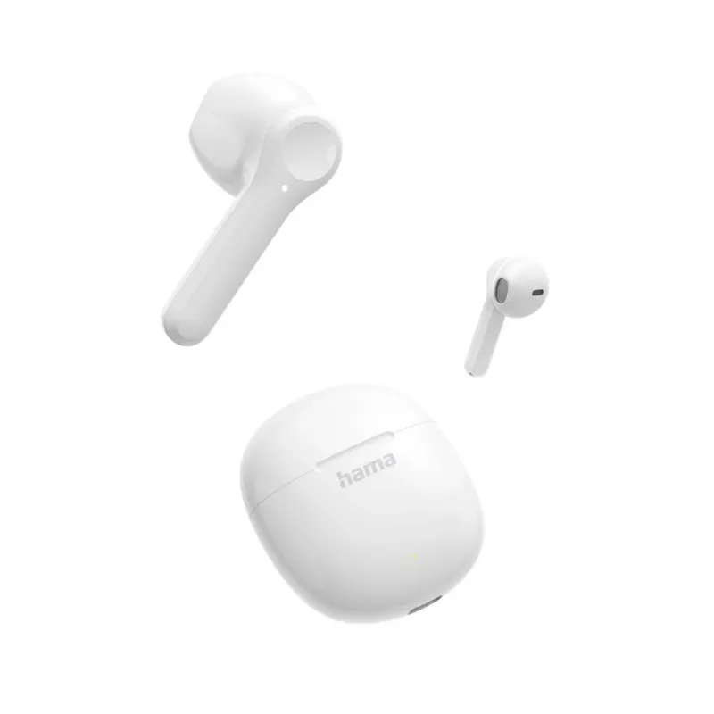 Headset Hama Action One True Wireless Stereo (TWS) intra-auriculares chamadas/música Bluetooth branco