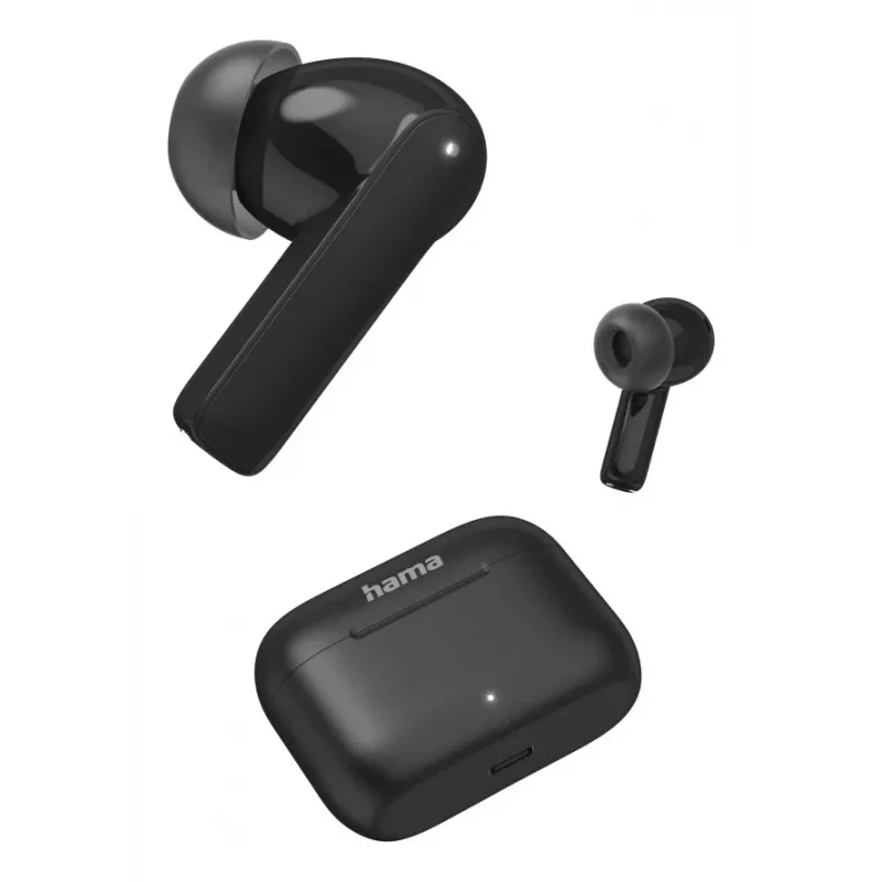 Headset Hama Passion Clear II True Wireless Stereo (TWS) intra-auriculares chamadas/música Bluetooth preto