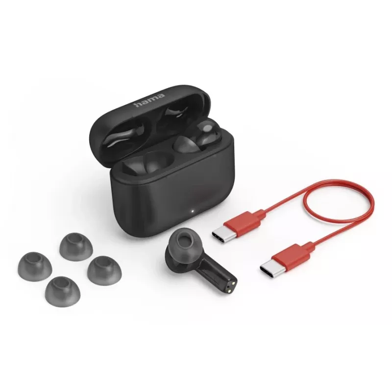 Headset Hama Passion Clear II True Wireless Stereo (TWS) intra-auriculares chamadas/música Bluetooth preto