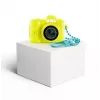 Máquina fotográfica digital infantil Canal Toys Photo Creator CLK062 amarela com LCD de 0,96 polegadas, suporte MicroSD, USB