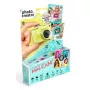 Máquina fotográfica digital infantil Canal Toys Photo Creator CLK062 amarela com LCD de 0,96 polegadas, suporte MicroSD, USB