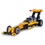 JAMARA CaDA Drag Racing 1:24 conjunto de blocos de construção, amarelo