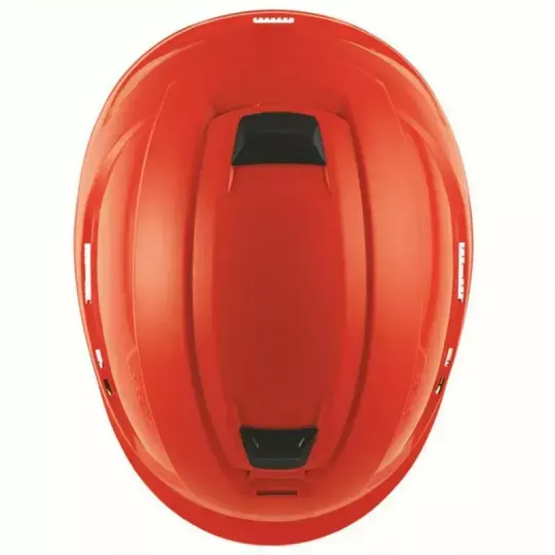 Proteção de cabeça de segurança UVEX 9731333 — plástico HDPE, vermelho, ajustável 51–65 cm