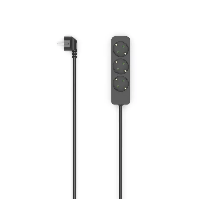 Hama 00223012 extensão elétrica 1,4 m 3 tomadas AC interior preto