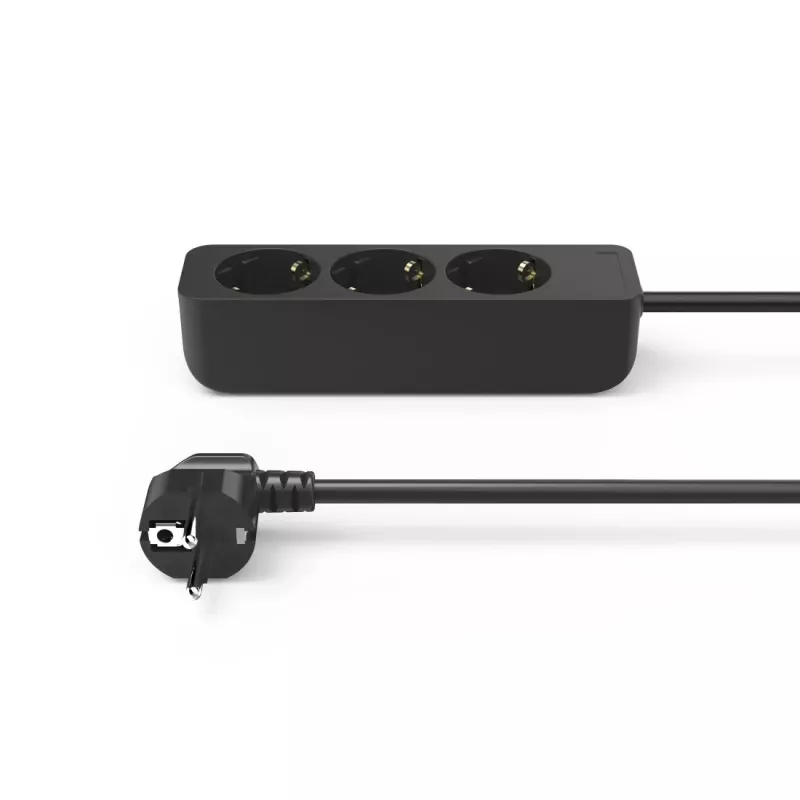 Hama 00223012 extensão elétrica 1,4 m 3 tomadas AC interior preto