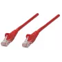Intellinet 319898 cabo de rede patch RJ-45 Cat5e UTP, 7,5 m, moldado, sem gancho, vermelho