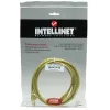 Intellinet 319966 cabo de rede patch RJ-45 Cat5e UTP, 7,5 m, moldado, sem gancho, amarelo
