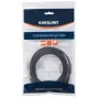 Cabo de rede Intellinet, Cat6, 2 m, preto, CCA, U/UTP, PVC, RJ45, contactos banhados a ouro, proteção da patilha, proteção anti-dobra, garantia vitalícia