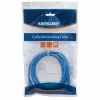 Cabo de rede Intellinet, Cat6, 2 m, azul, CCA, U/UTP, PVC, RJ45, contactos banhados a ouro, proteção da patilha, proteção anti-dobra, garantia vitalícia