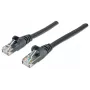 Cabo de rede Intellinet, Cat6, 1,5 m, preto, CCA, U/UTP, PVC, RJ45, contactos banhados a ouro, sem patilha, alívio de tensão, garantia vitalícia