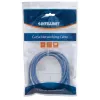 Cabo de rede Intellinet, Cat6, 1,5 m, azul, CCA, U/UTP, PVC, RJ45, contactos banhados a ouro, proteção da patilha, proteção anti-dobra, garantia vitalícia