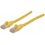 Cabo de rede Intellinet, Cat6, 1 m, amarelo, CCA, U/UTP, PVC, RJ45, contactos banhados a ouro, snagless, booted, garantia vitalícia