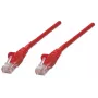 Intellinet 319300 cabo de rede patch, RJ45 (M) para RJ45 (M), Cat5e, UTP, 2 m, moldado, sem ganchos, vermelho