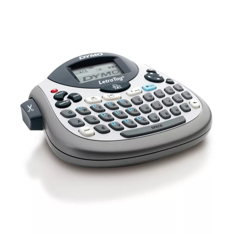 DYMO LetraTag ® 100T - máquina de etiquetar QWZ, QWERTZ, térmica direta / transferência térmica, cinzento