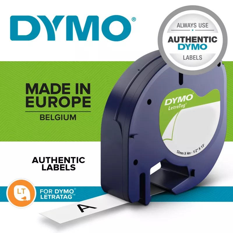 DYMO LetraTag ® 100T - máquina de etiquetar QWZ, QWERTZ, térmica direta / transferência térmica, cinzento