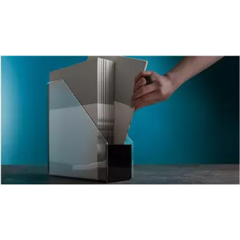 Expositor de revistas WEDO 60 1301 preto transparente
