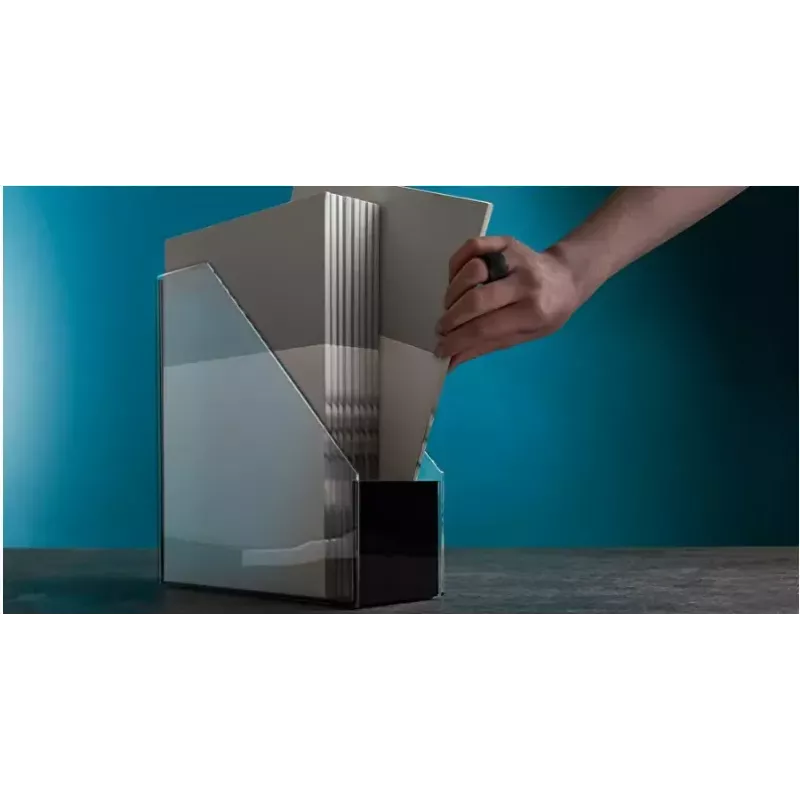 Expositor de revistas WEDO 60 1301 preto transparente