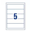 Avery Zweckform C32267-25 etiquetas para dossiers 54 x 190 mm, branco