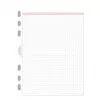Avery Zweckform Chronoplan 50304 folhas de recarga quadriculadas para agenda A5, 50 folhas, 80 g/m²