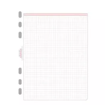 Avery Zweckform Chronoplan 50304 folhas quadriculadas para planificador A5, 50 folhas, 80 g/m²