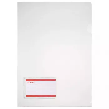 Pasta Herlitz 10913804 polipropileno (PP) transparente A4