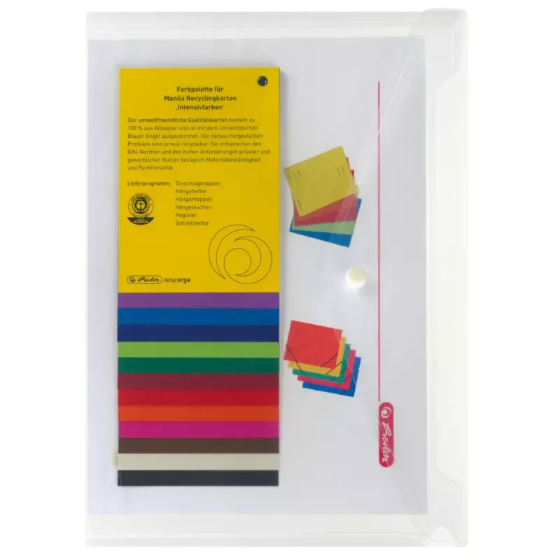 Dossier Herlitz 10657930 de polipropileno (PP), transparente, A4