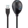 Cabo de extensão USB 3.0 Goobay 95918 preto