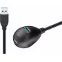 Cabo de extensão USB 3.0 Goobay 95918 preto