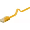 Cabo de rede plano Goobay CAT 6 1,5 m U/UTP amarelo