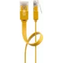 Cabo de rede plano Goobay CAT 6 1,5 m U/UTP amarelo