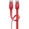 Cabo de rede plano Goobay CAT 6 U/UTP vermelho 2 m