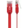 Cabo de rede plano Goobay CAT 6 U/UTP vermelho 2 m