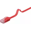 Cabo de rede plano Goobay CAT 6 U/UTP vermelho 2 m