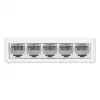 Switch Fast Ethernet Manhattan 5 portas, plástico, garantia de três anos, caixa