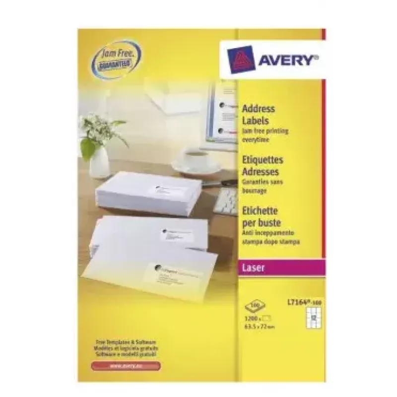 Etiquetas autocolantes Avery L7164-100