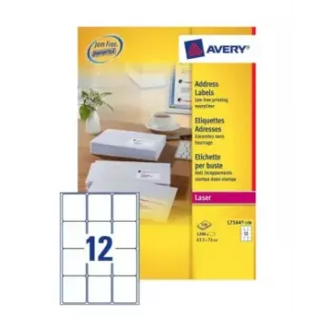 Etiquetas autocolantes Avery L7164-100