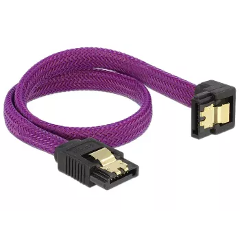 Cabo SATA DeLOCK 83695 0,3 m violeta