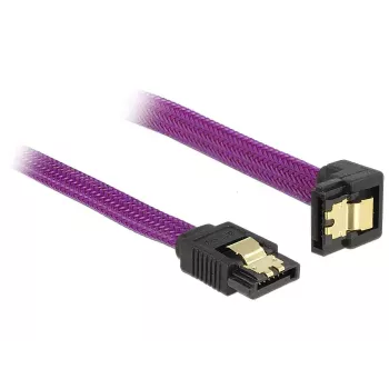 Cabo SATA DeLOCK 83695 0,3 m violeta