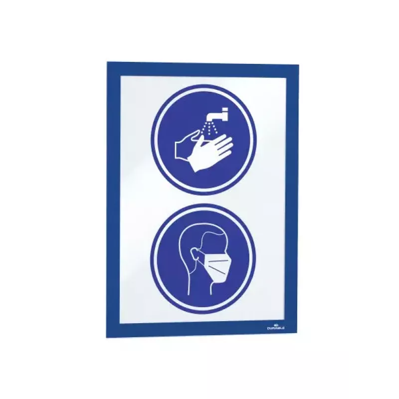 Moldura magnética A4 Durable DURAFRAME Azul
