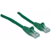 Cabo de rede patch Intellinet, Cat6, 20 m, verde, CCA, U/UTP, PVC, RJ45, contactos banhados a ouro, sem patilhas, moldado, garantia vitalícia