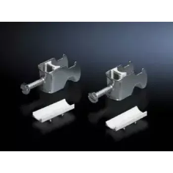 Abraçadeira de cabos Rittal DK 7097.220, aço, acabamento metálico, diâmetro máx. do feixe 2,6 cm, 25 unid.