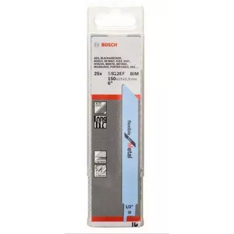 Bosch S 922 EF 2608657551 lâmina para serra sabre, bimetálica, 1 un.