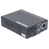 Intellinet 510547 conversor de media Fast Ethernet WDM bidirecional, de 10/100Base-TX para 100Base-FX (SC) modo único, 20 km (12,4 mi), Rx1550/Tx1310 nm