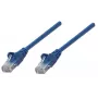Intellinet 338400 cabo de rede patch, Cat5e, U/UTP, RJ45, 1,5 m, sem patilha, azul