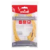 Intellinet 338424 cabo de ligação de rede, Cat5e, U/UTP, RJ45, 1,5 m, moldado, sem gancho, amarelo